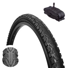 COPERTONE KENDA 700X40C (28X1-5/8) + CAMERA K935 NERO PER BICI 28" TREKKING BIKE