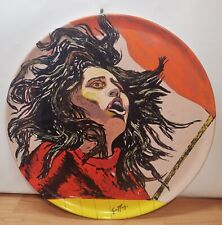 RENATO GUTTUSO P.A. SERIGRAFIA A COLORI SU PIATTO CERAMICA FRANCO POZZI 40 CM