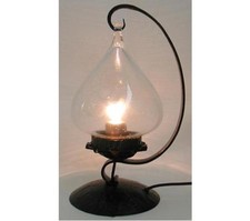 LUME LAMPADA GANCIO IN FERRO BATTUTO LAMPADE LAMPIONE APPLIQUE LANTERNA