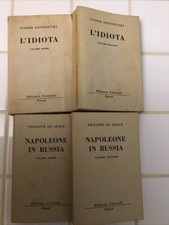 L'idiota Fiodor Dostoievski (1958) Napoleone In Russia (1950)edizione BUR ,4 Vol