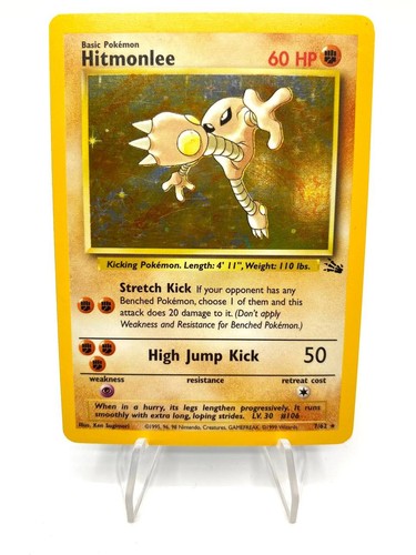 Carta pokemon hitmonlee 62 - carta,