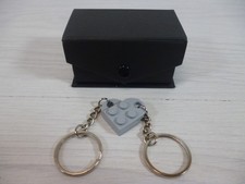 Lego Brick Heart Keyring For
