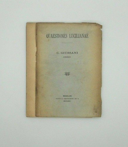 Quaestiones lucilianae - "quaestiones, lucilianae"