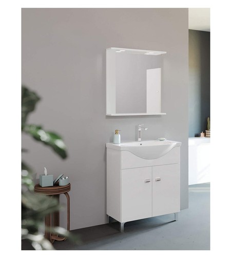 Mobile bagno bianco lucido - bagno,