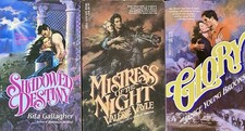 (2 pb) 1985 DELL historical romance Rita GALLAGHER Valerie VAYLE  Bodice Ripper