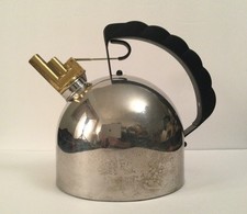 Alessi 9091 Bollitore Tè Fischietto Inox Richard Sapper Design Made in Italy 