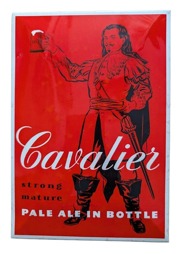 Cavalier pale ale sign - sign, tomson