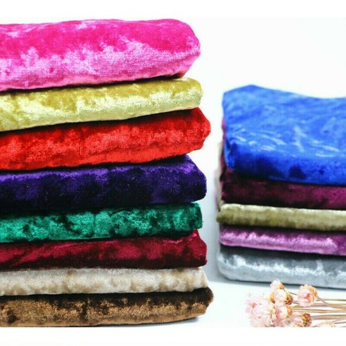 Tessuto velluto elasticizzato