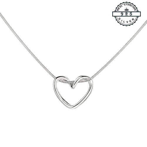 Collana cuore argento - collana,