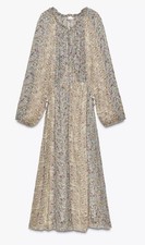 Abito lungo in chiffon