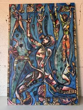 Vicente Fabre “Equilibrio Composición” Collage Acrilico Arte Moderna Latina 2012