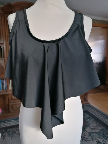 Top taglia nero - top,