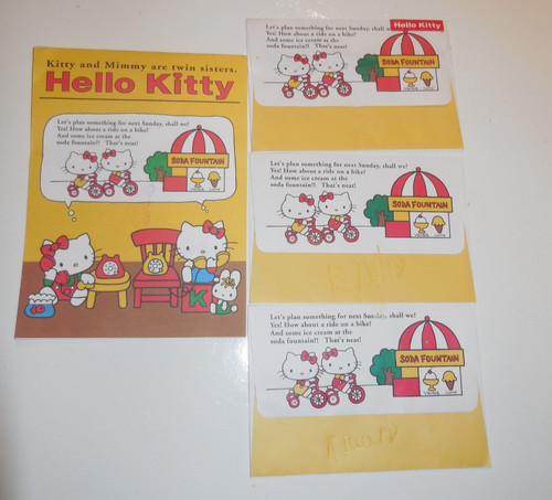 Set cancelleria vintage - , hello