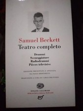SAMUEL BECKETT TEATRO COMPLETO ed. Einaudi biblioteca della Pleiade in cofanetto