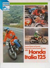 advertising test MOTO HONDA ITALIA  125 1977 MOTOGIAPPONESI  MOTOSPORT  EPOCA