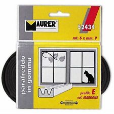 Parafreddo in gomma autoadesivo profilo E colore Bianco 6 mt Maurer Bricolage