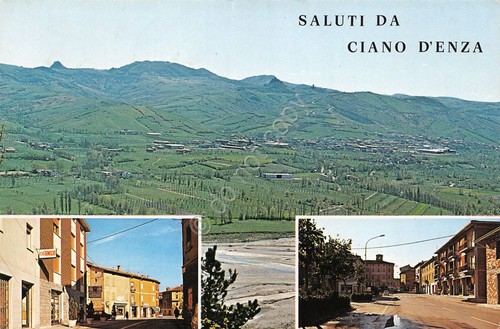 Cartolina ciano enza paese - d'enza,