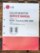 LG StudioWorks 560Si 560SSC Monitor Manuale di servizio *Originale*