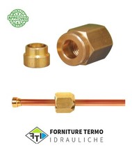 RACCORDO AUTOCARTELLANTE TUBO RAME  1/4-3/8-1/2 CLIMATIZZATORE CONDIZIONAMENTO