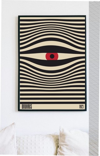 Poster bauhaus 1923 - bauhaus, eye