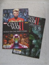 CIVIL WAR II SCEGLI DA CHE PARTE STARE 1/2  MARVEL CROSSOVER 90/91  2017 (Z6)