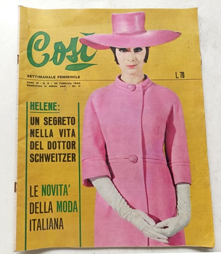 Rivista cosi settimanale le - rivista, cosi'