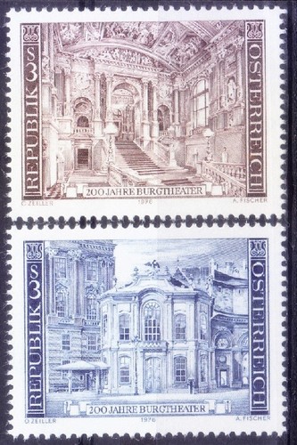 Austria 1976 mnh - austria, 2v