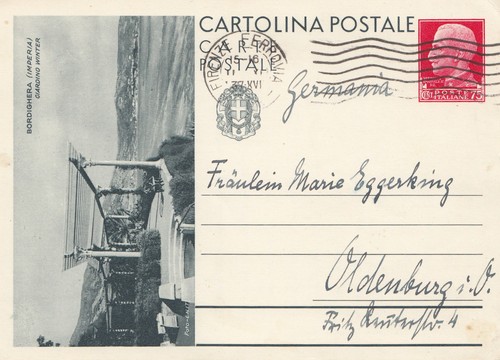 Italia 1937 intero postale - italia:,