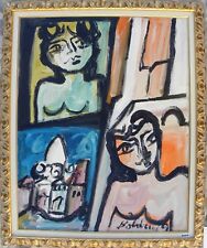 Gustavo Boldrini (Venezia 1927-Salsomaggiore) Composizione e nudini 1969 100x80