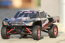 Traxxas 70054-8 nero Slash 4x4 Mike Jenkins 1:16 RTR SET BATTERIA + USB C NUOVO