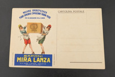 Cartolina Postale Pubblicitaria Saponi Mira Lanza Torino Anno 1928