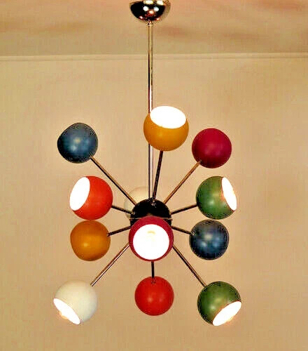 Lampadario sputnik ottone a - in,