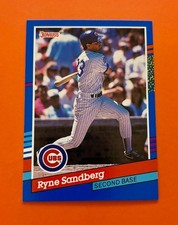 1991 Donruss Anteprima Ryne Sandberg #9 - Rara Carta della Leggenda Ryno Chicago Cubs