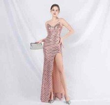 Vestito Abito Elegante Lungo