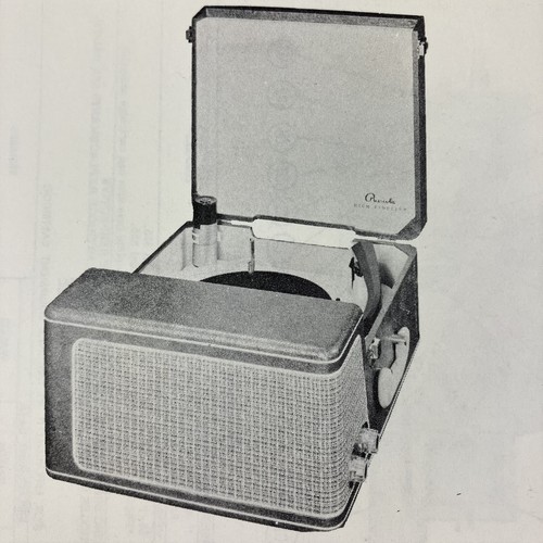 1957 phonola record player - phonola,