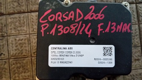 Centralina abs opel corsa - centralina,