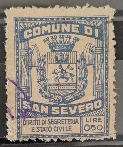 Marca bollo regno - da, municipio