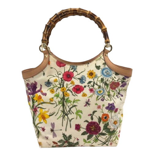 Borsa gucci flora bamboo - gucci,