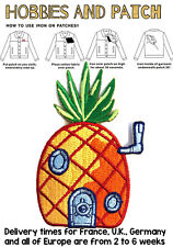 patch casa ananas SpongeBob SquarePants toppa termoadesiva iron on Bikini Bottom