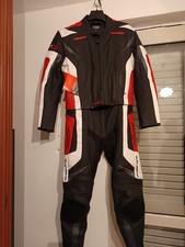 Tuta in pelle A-Pro 52 rossa e