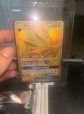 Pokemon card Solgaleo GX gold
