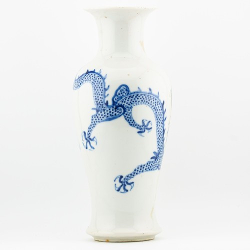 Vaso balaustra drago cinese