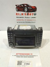AUTORADIO PER MERCEDES Classe B W245 1° Serie A1699002400 640940 (05>11)
