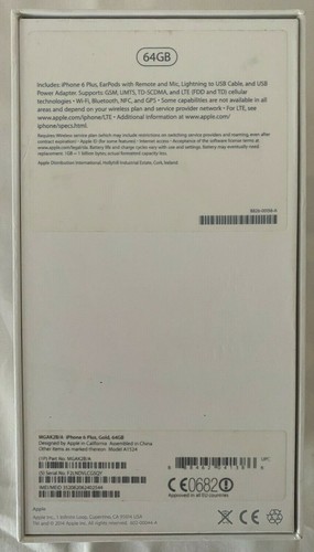 Apple iphone plus 64gb gold - iphone,