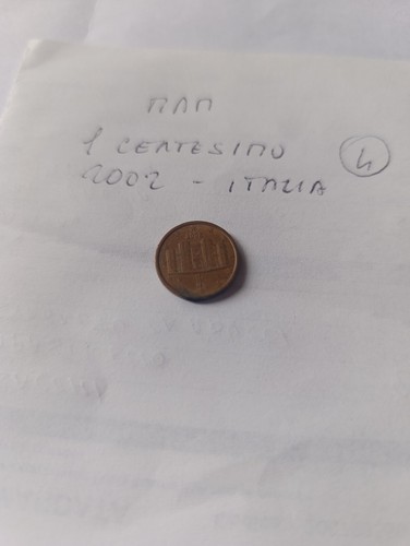 Moneta centesimo italia - da,