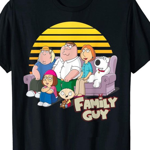 Maglietta family guy cartoon - family,