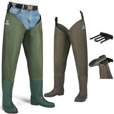 FISHINGSIR Hip Waders Cleated