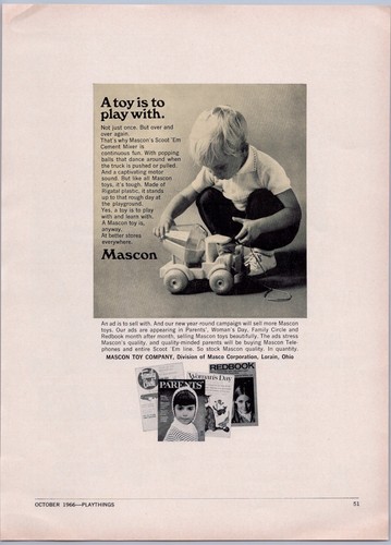 Mascon 1966 giocattolo vintage - mascon,