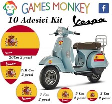 Vespa motorcycle stickers kit