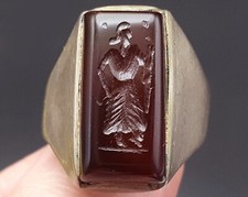 Anello Rustico Greco Romano Re